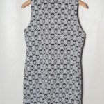 Beautiful lady's armless shift dress in flower muster design, size 16