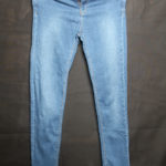 Ware Denim/ elastic jeans with front & back pockets, size UK 12