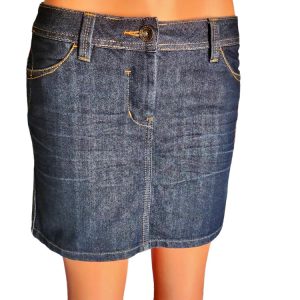 George / lady's short  jean skirt, dark navy blue, size 14 (UK)