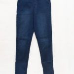 F&F / Lady's elastic blue ,no front pocket, 2 back pockets, size UK 10