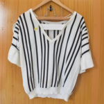 NEXT/strip cream & black ,stretching