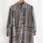 F & f/ polyester long sleeve shirt, foldable sleeve pattern designs