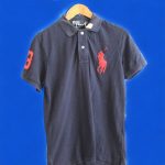 Debenhams / Men's round neck nave blue Polo , size L