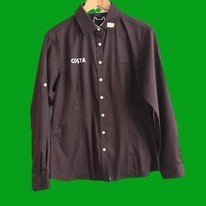 Next / Next brown color men's shirt long-sleeve, size XL