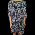 BOOHOO/ army colored lady's kimono long sleeve gown, size 12