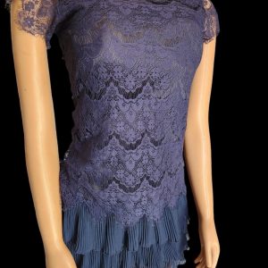 BURTON /lady's designed dark blue gown size 10