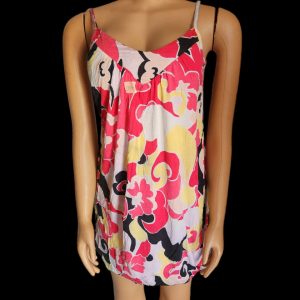 US polo / lady's  stripy short  armless gown, size XL