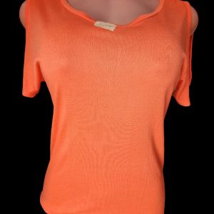 corporate Wear / Lady's orange  short-sleeve gown, size M