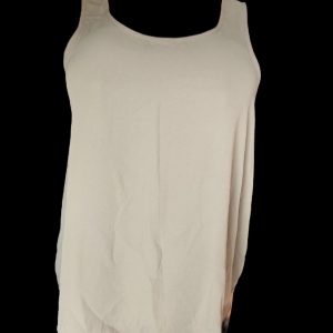 COLLECTIONS/Ladies armless light white color Top, size 12