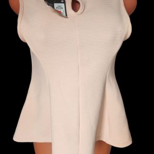 Lady's light milk stretch top, size 12