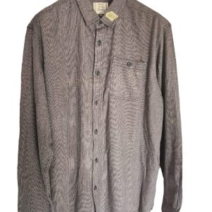 Ben showman / Men's  dark ash with designed front pocket  ,long sleeve ,size XL